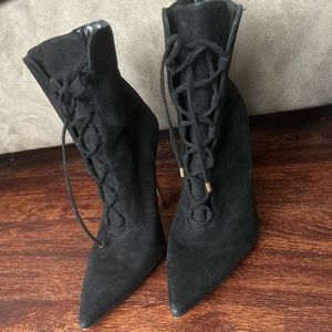 Good American Suede Booties